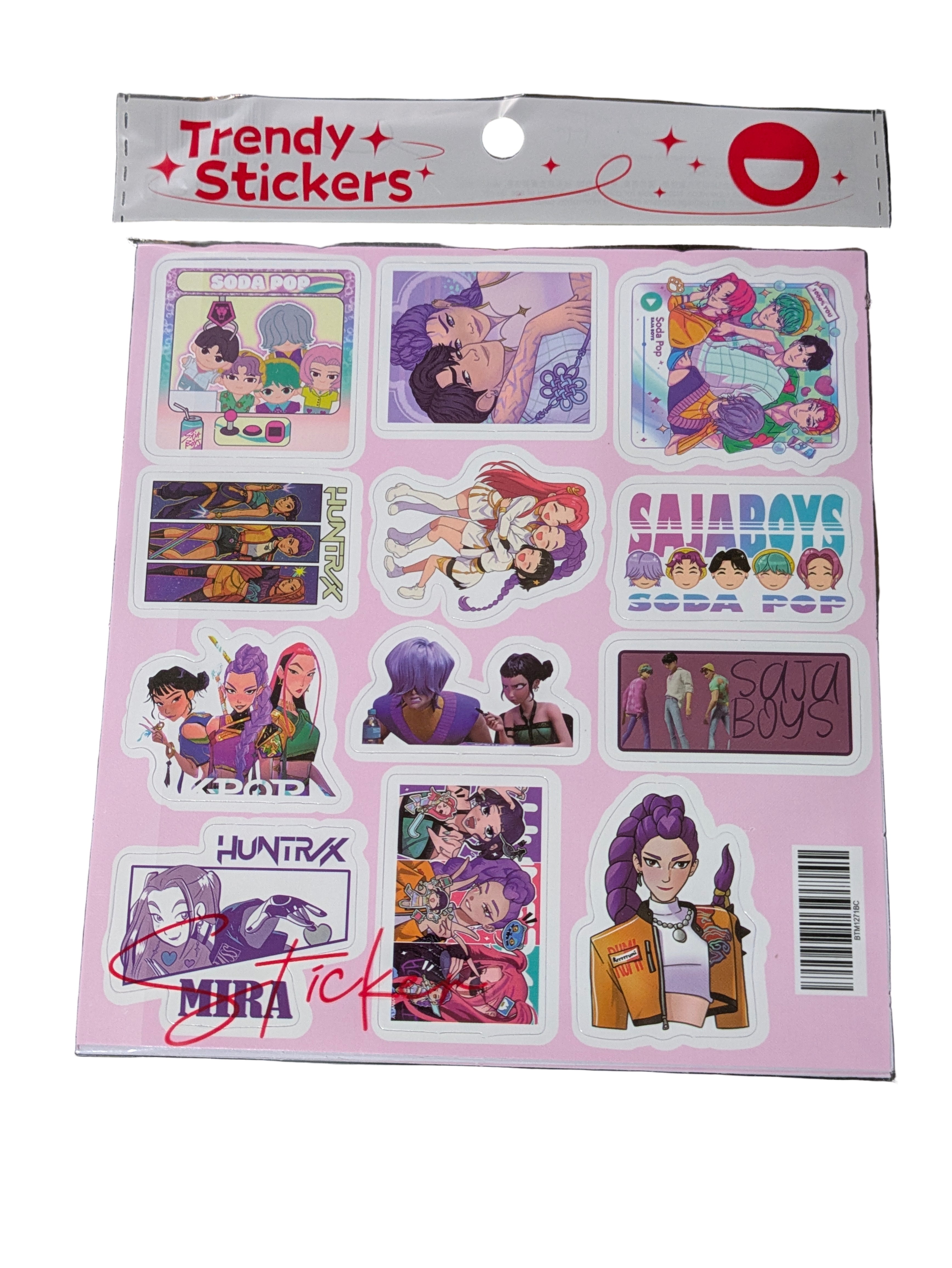 K-POP Demon Hunters Sticker Pack - 75pc Mega Set