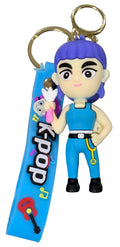 Zoey Charm Set - K-Pop Demon Hunters Keychain & Wrist Strap