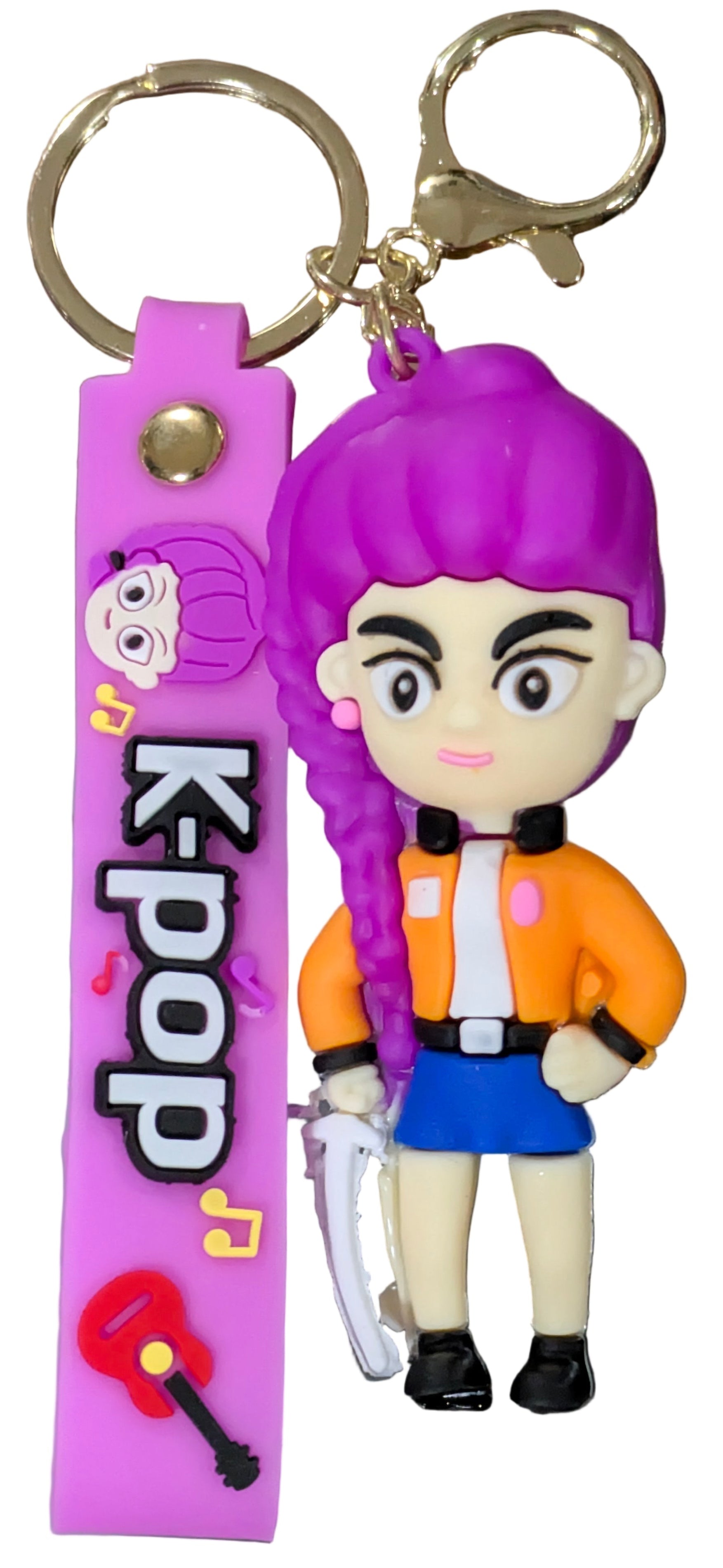 Rumi Charm Set - K-Pop Demon Hunters Keychain & Wrist Strap