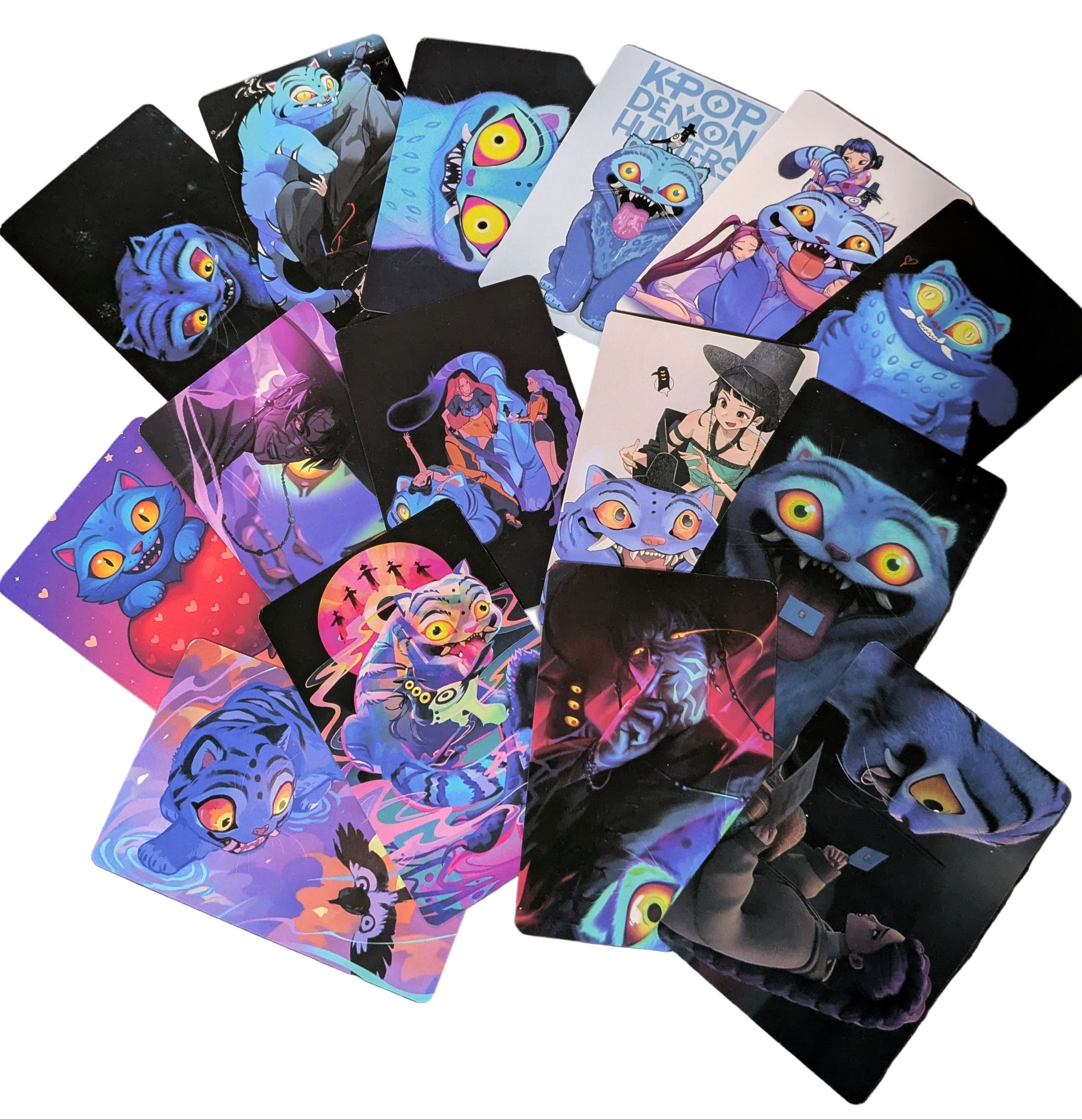 K-POP Demon Hunters Collectible Card Set - Derpy Tiger Edition Deck