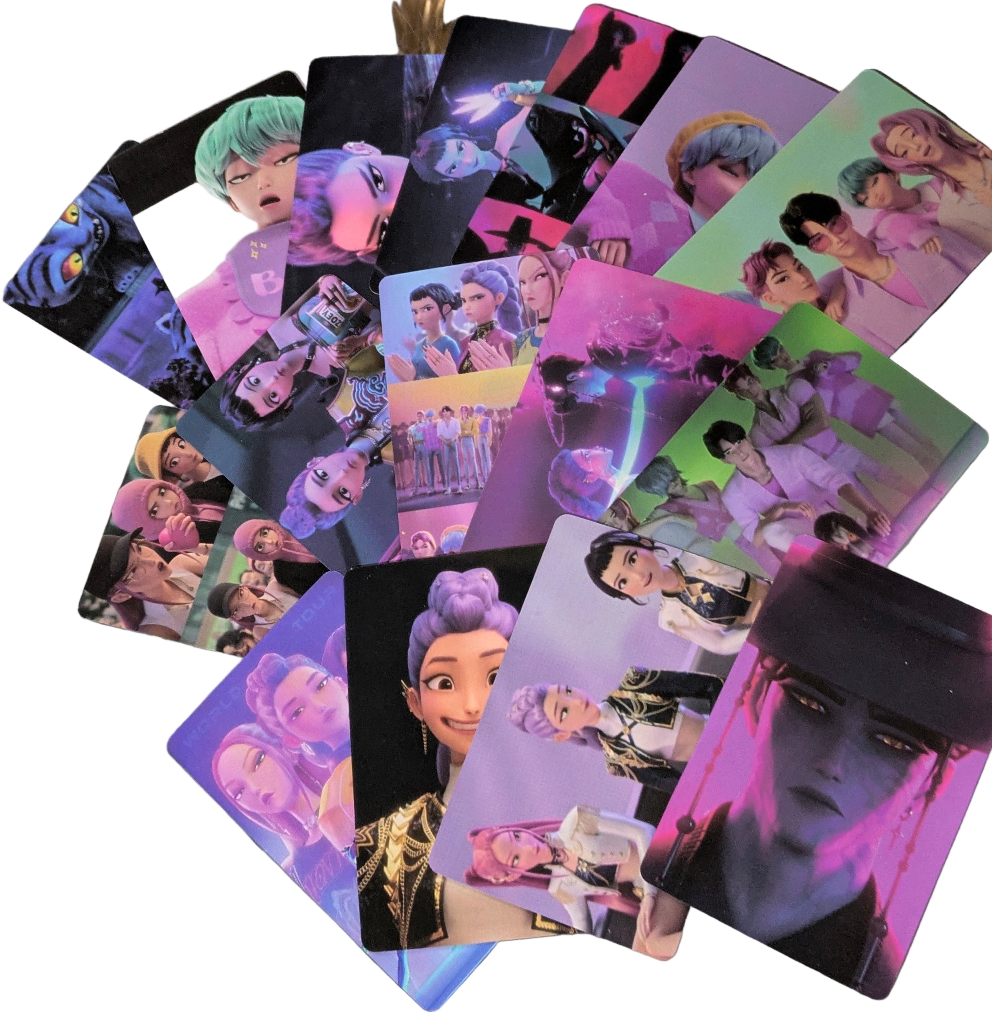 K-POP Demon Hunters Collectible Card Set - 55pc Character Edition Deck