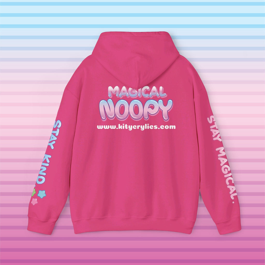 Magical Noopy "Pinky" Hoodie - KityCrylics Unisex Heavy Blend