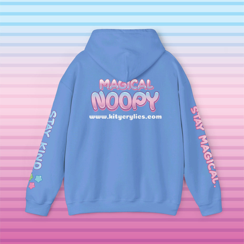Magical Noopy "Pinky" Hoodie - KityCrylics Unisex Heavy Blend