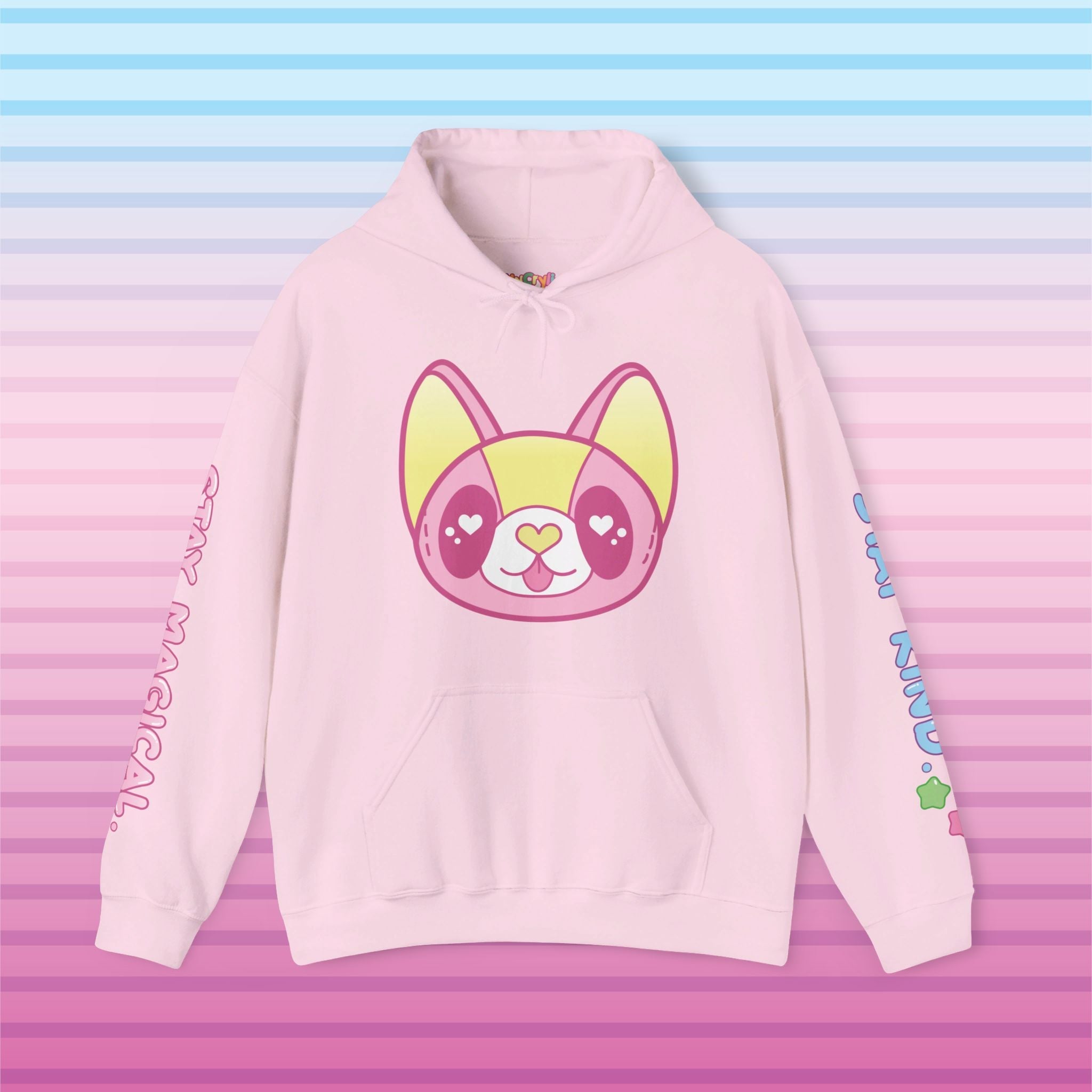 Magical Noopy "Pinky" Hoodie - KityCrylics Unisex Heavy Blend