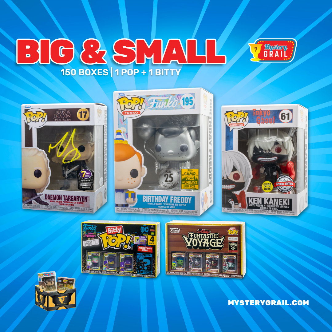 Pop + Bitty Mystery Grail Box - Funko Collectible Blind Bundle