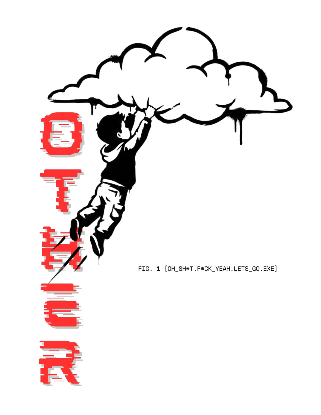 Cloud Hanger Streetwear Graphic Tee - Men’s box tee