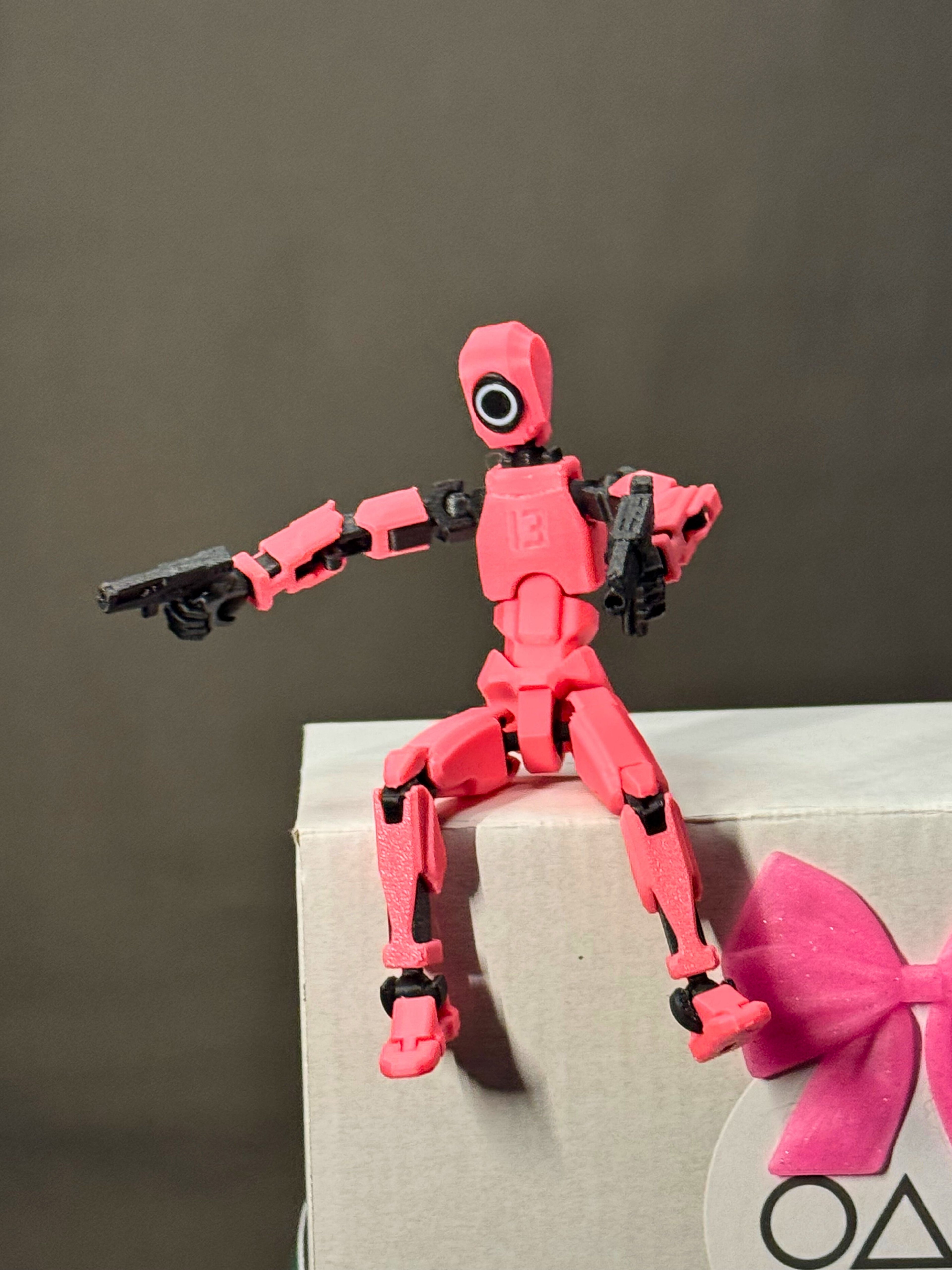 DIY Dummy 13 "Pink Guard" Action Figure Kit - Posable 3D Print