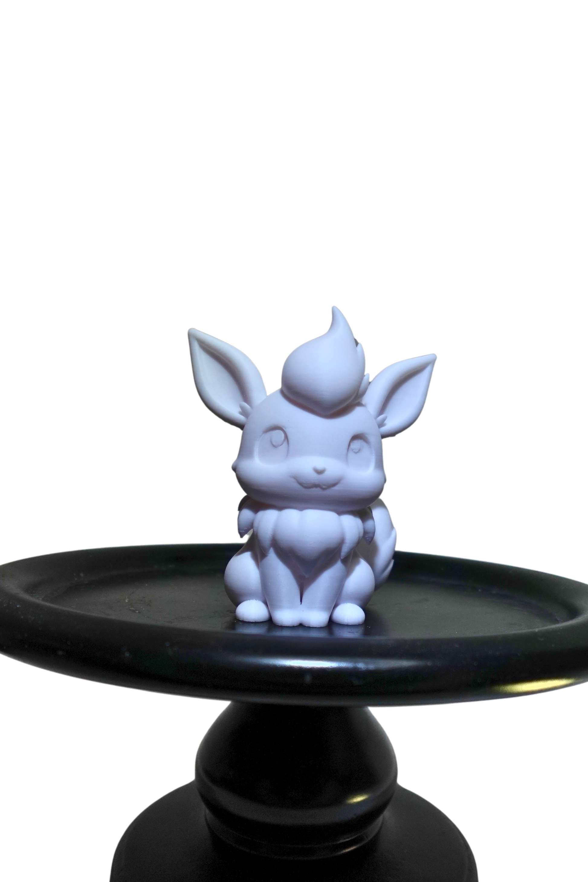 Paintable Eevee and Evolution Chibi Figures