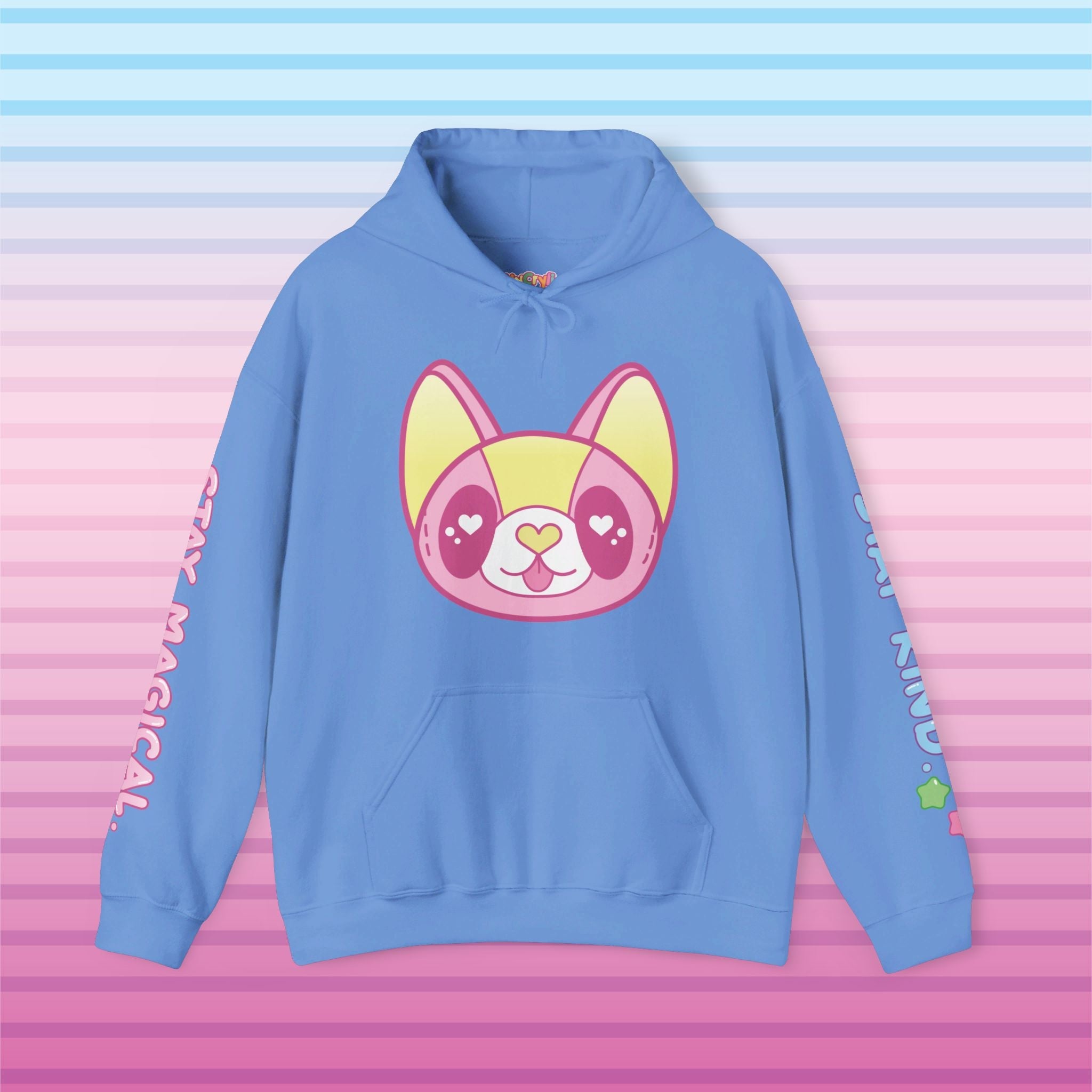 Magical Noopy "Pinky" Hoodie - KityCrylics Unisex Heavy Blend