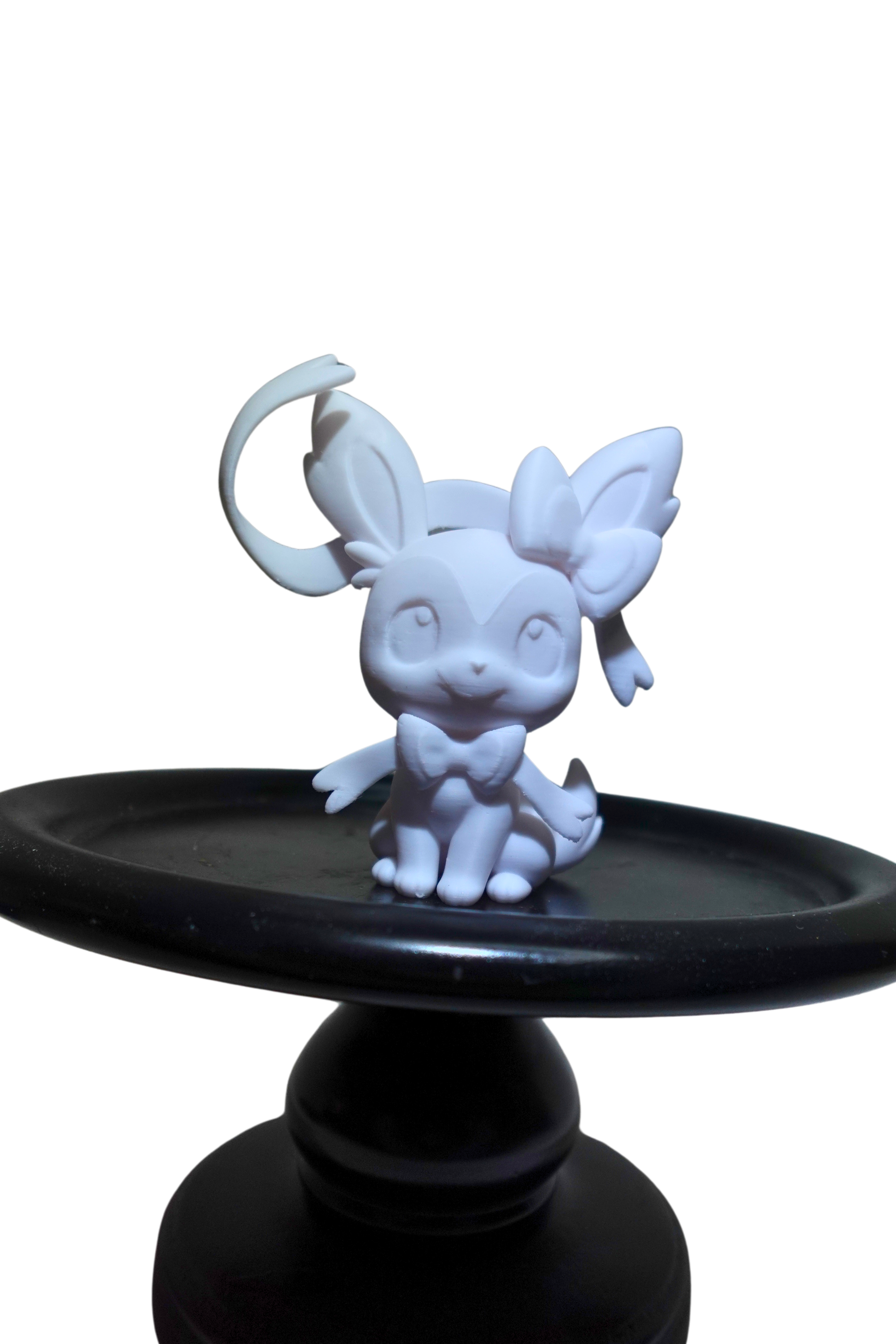 Paintable Eevee and Evolution Chibi Figures