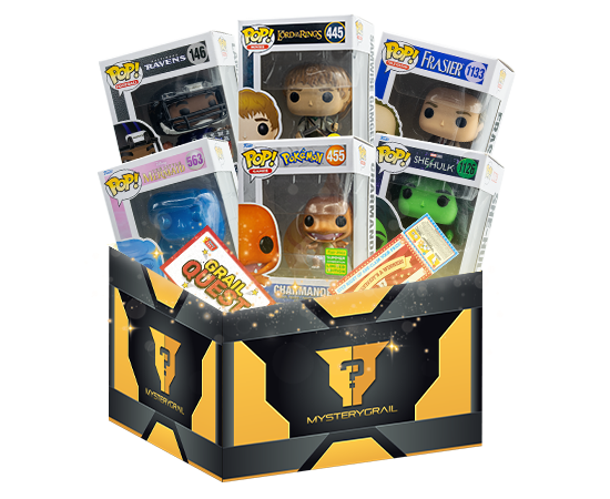 Scratch & Dent 6-Pack Mystery Grail Box - Value Funko Pop Bundle