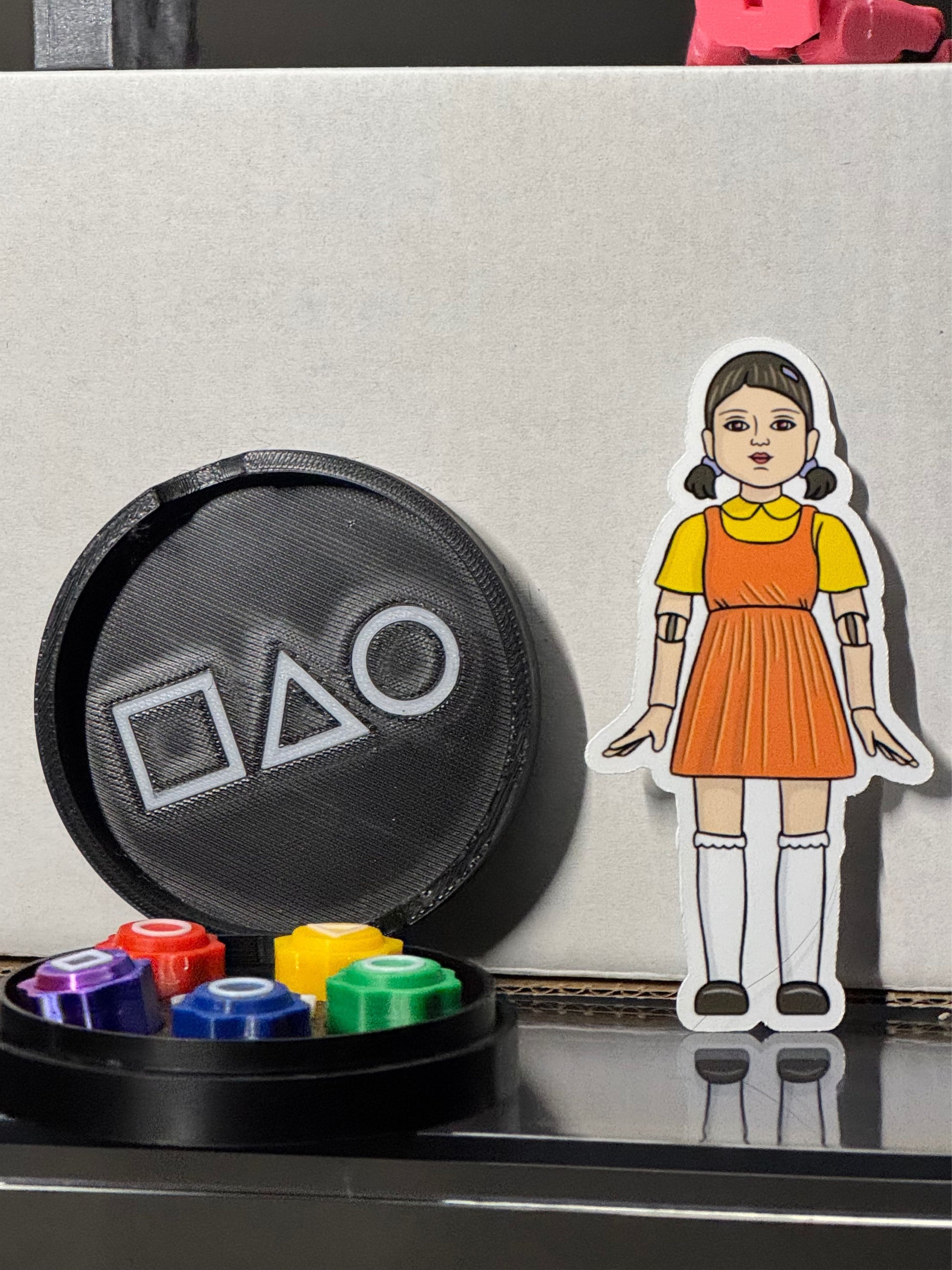 Squid Game "Red Light" Mystery Loot Box - 3D Printed Props & Figures