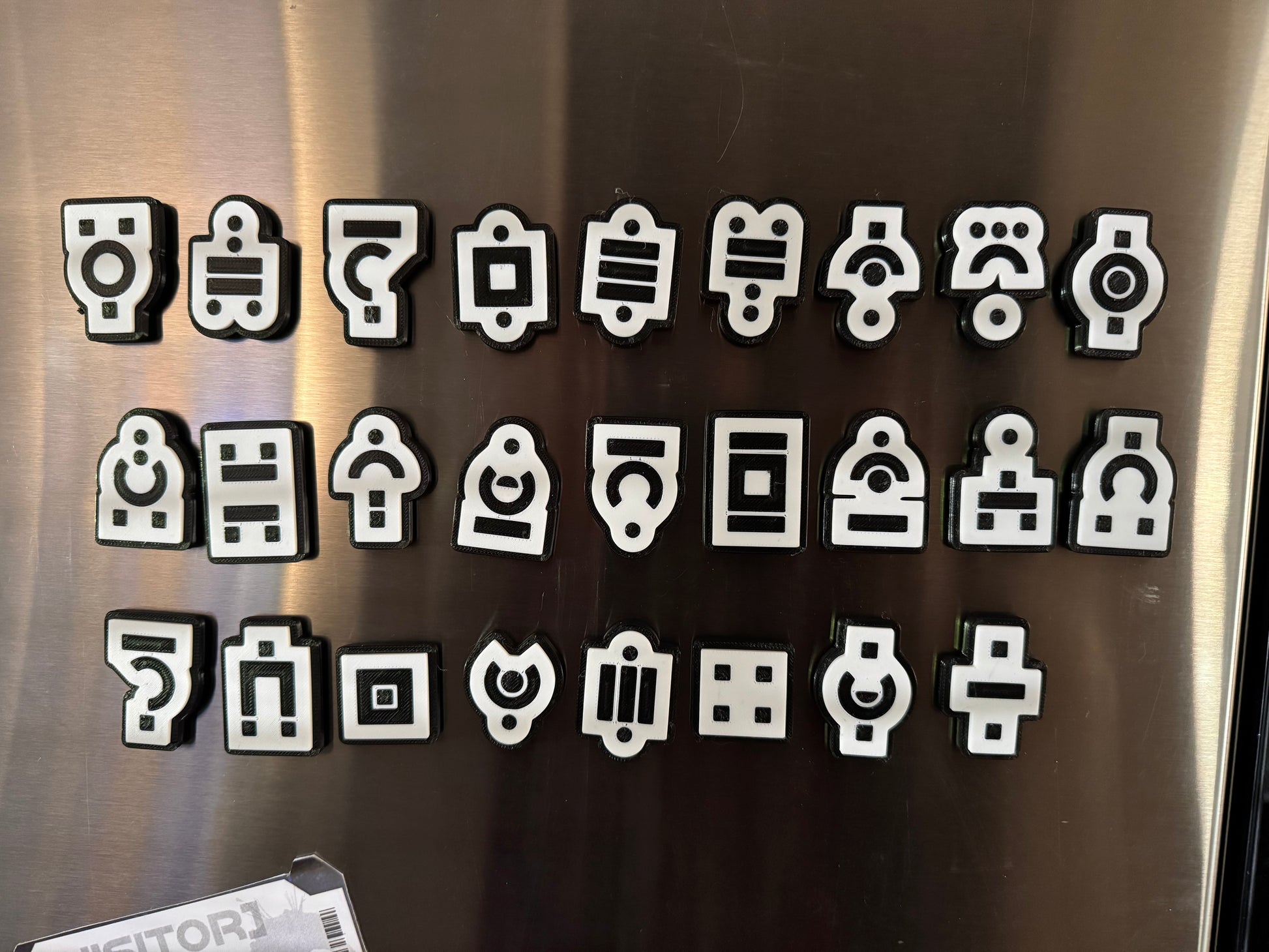 Krakoan Alphabet Refrigerator Magnets