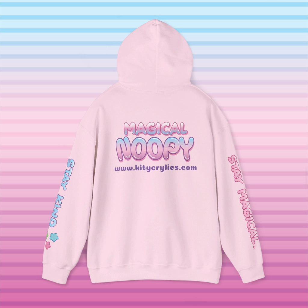 Magical Noopy "Pinky" Hoodie - KityCrylics Unisex Heavy Blend