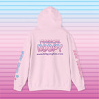 Magical Noopy "Pinky" Hoodie - KityCrylics Unisex Heavy Blend