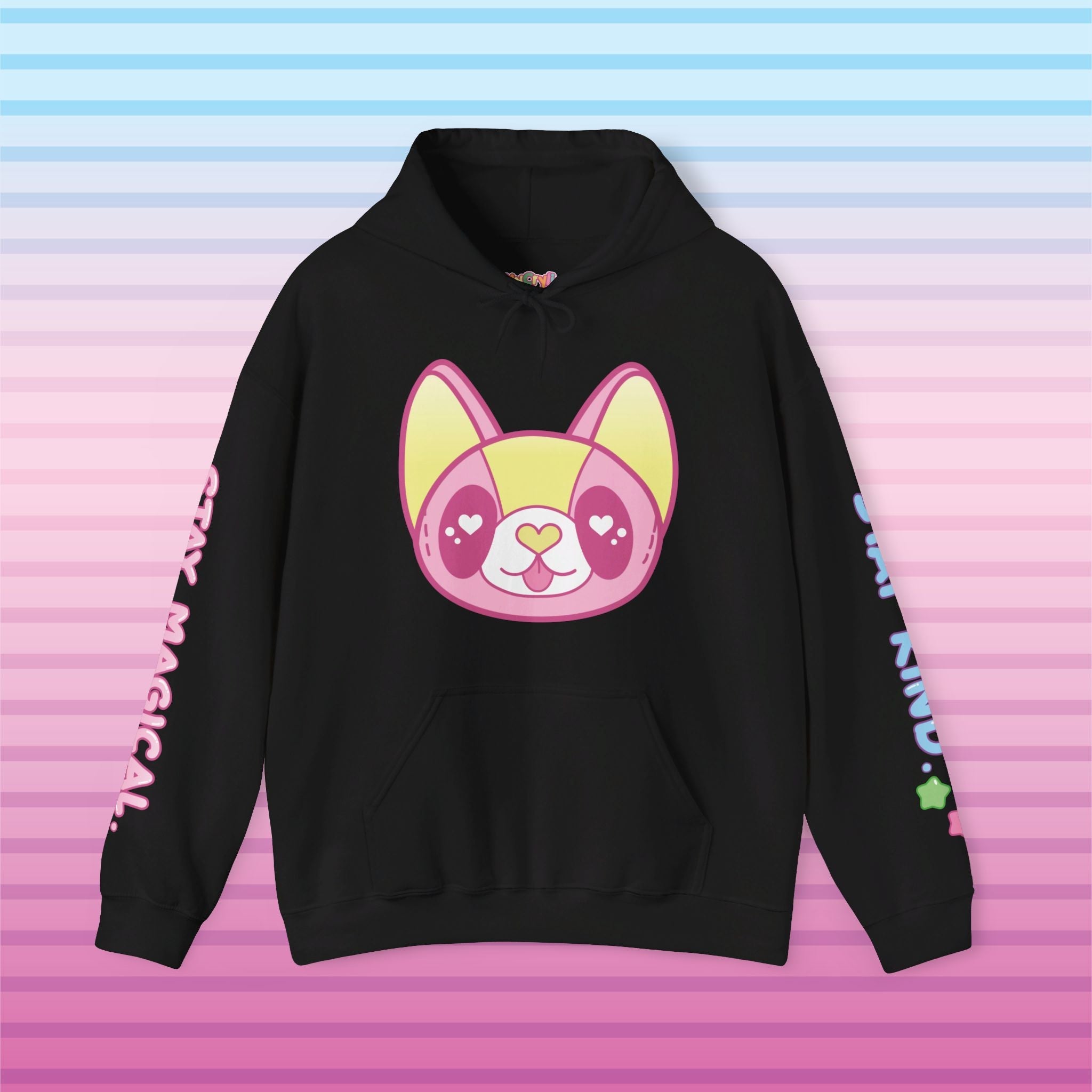 Magical Noopy "Pinky" Hoodie - KityCrylics Unisex Heavy Blend