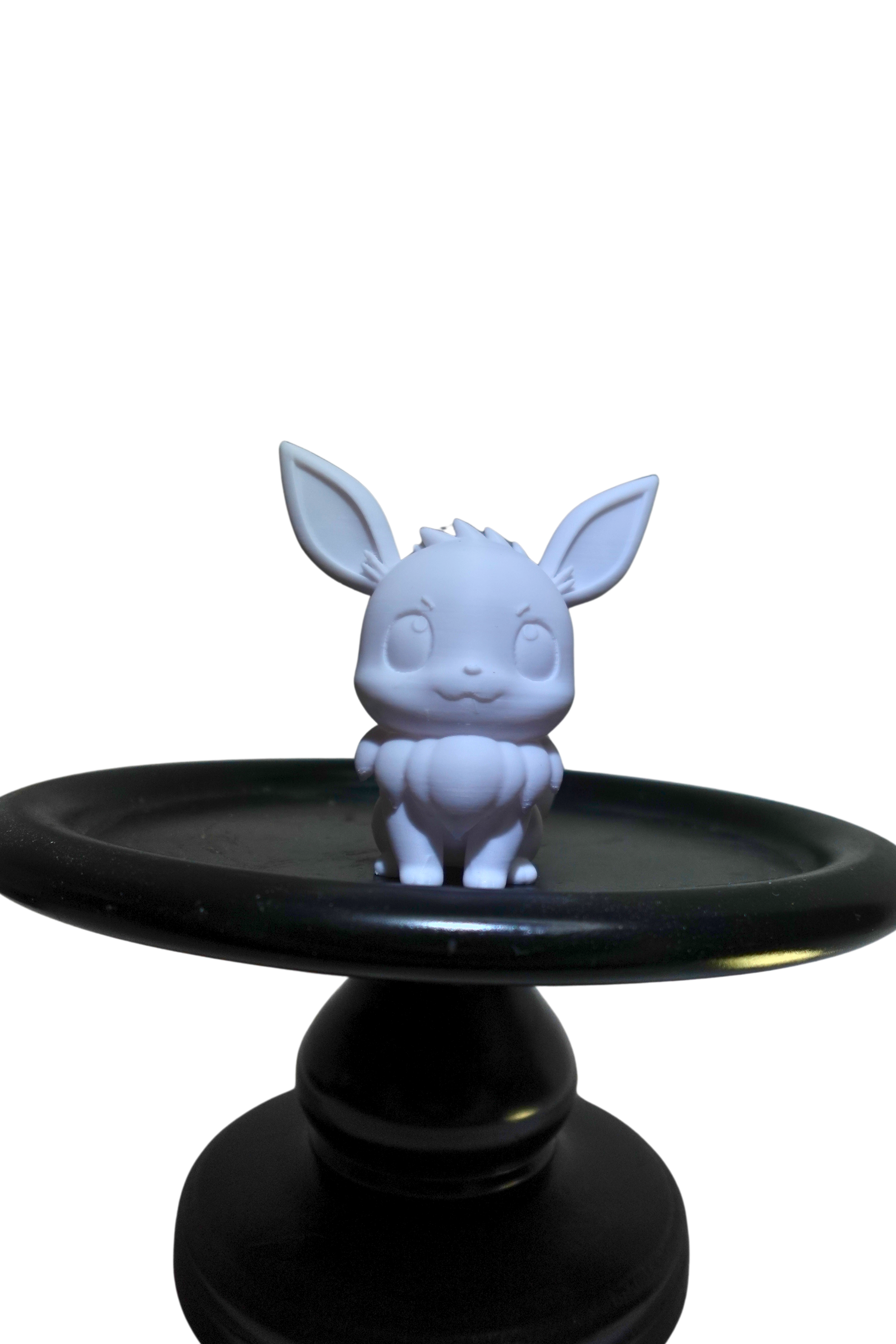 Paintable Eevee and Evolution Chibi Figures