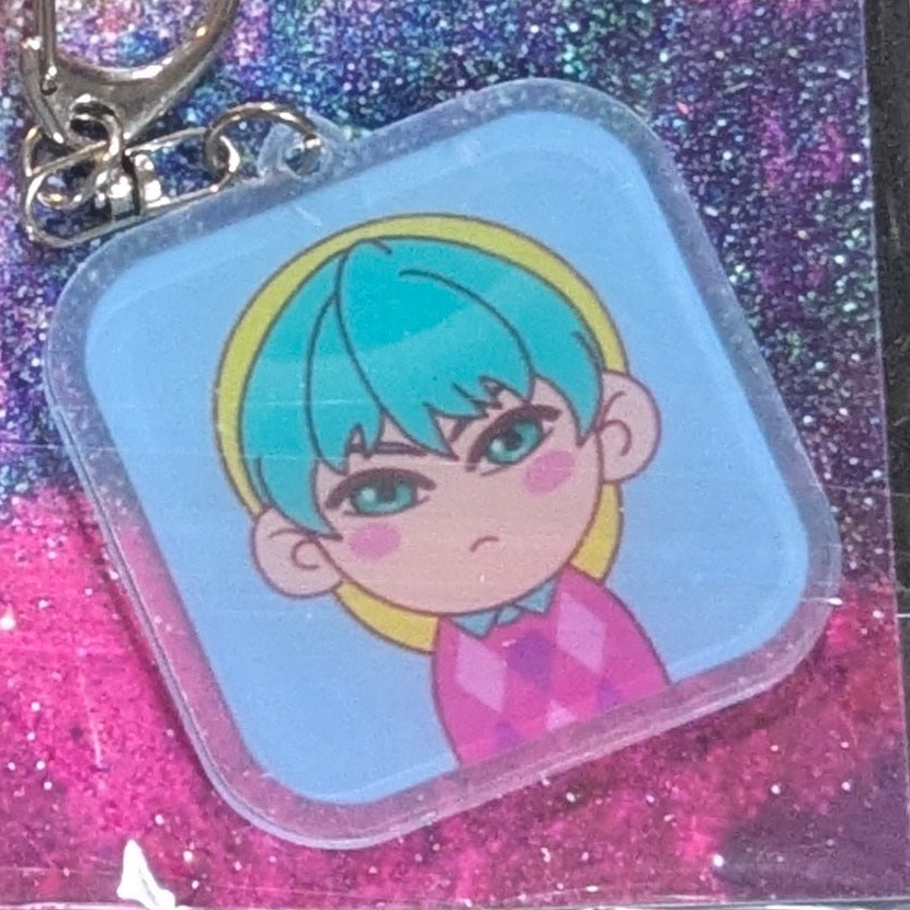 K-Pop Demon Hunters Chibi Acrylic Keychain - Individual Member Series