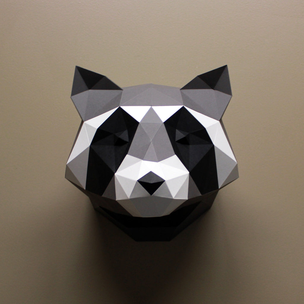 Heidi the Raccoon | DIY Paper Craft Animal Kit