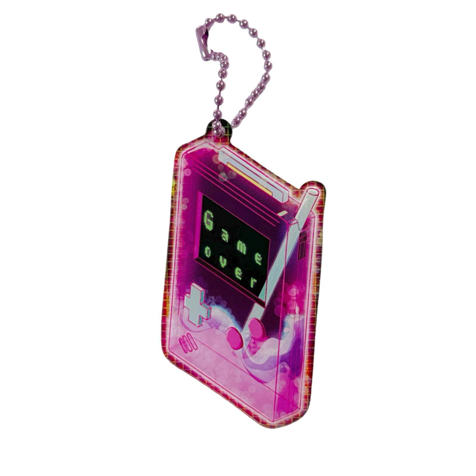 Game Over Z Vaporwave Acrylic Keychain - [SALE]