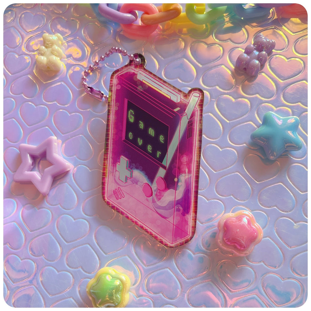 Game Over Z Vaporwave Acrylic Keychain - [SALE]