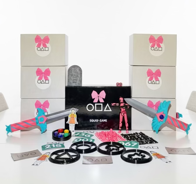 Squid Game "Red Light" Mystery Loot Box - 3D Printed Props & Figures