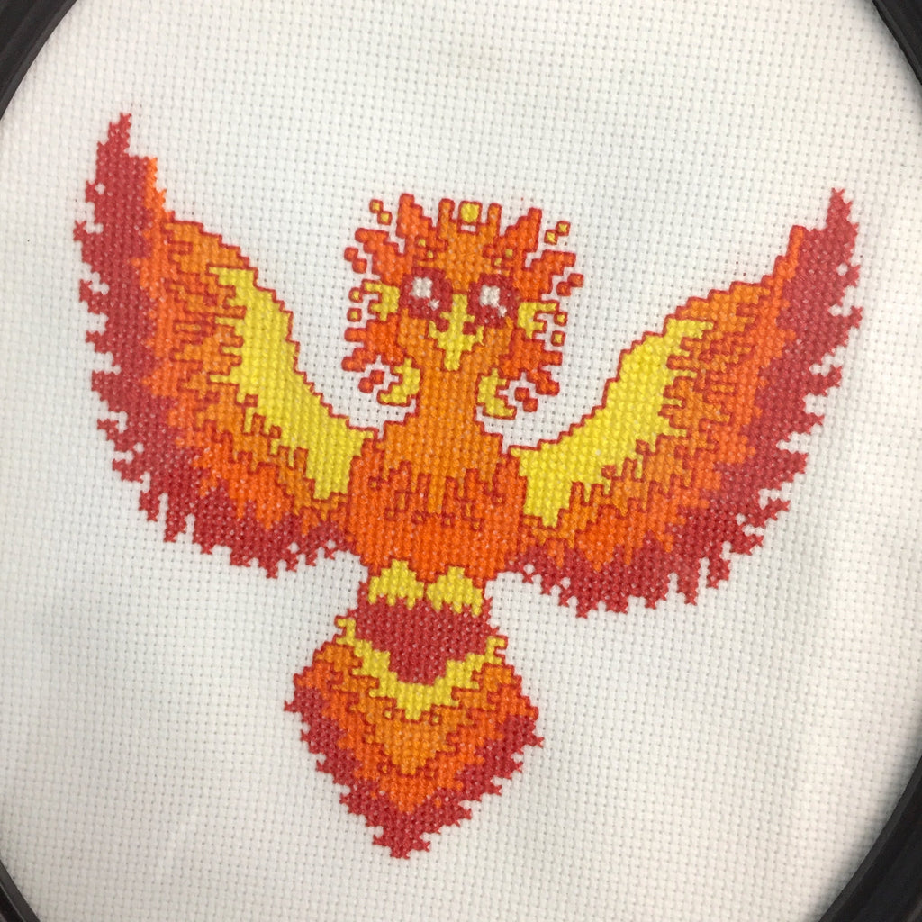Phoenix Counted Cross Stitch Kit - Greek Myths Collection DIY