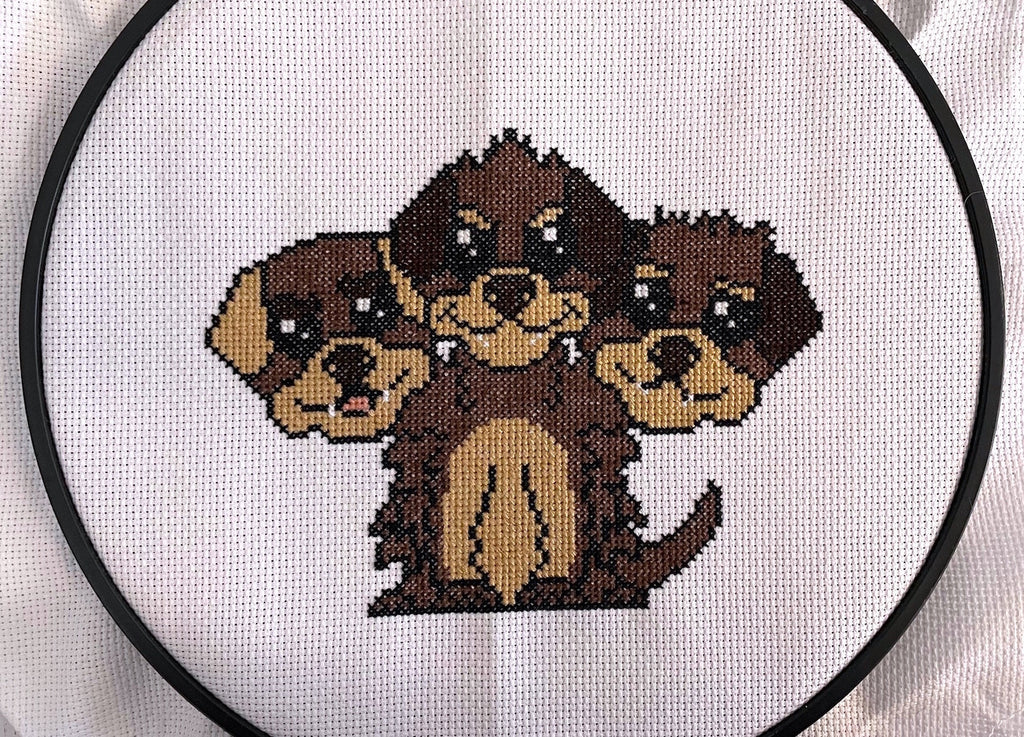 Cerberus Counted Cross Stitch Kit - Greek Myths Collection DIY