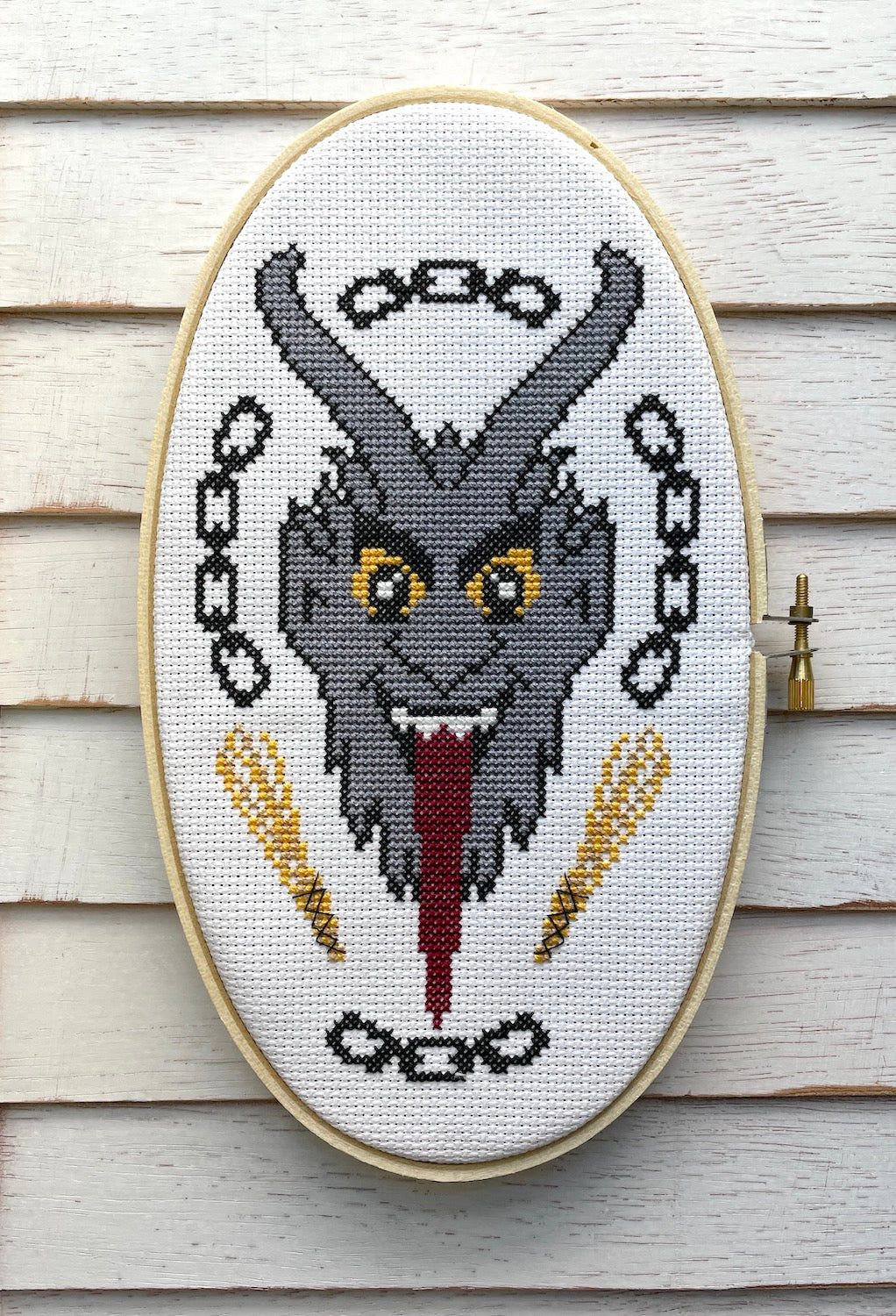 Krampus Counted Cross Stitch DIY KIT