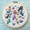 Mermaid Counted Cross Stitch Kit - Ocean Fantasy DIY