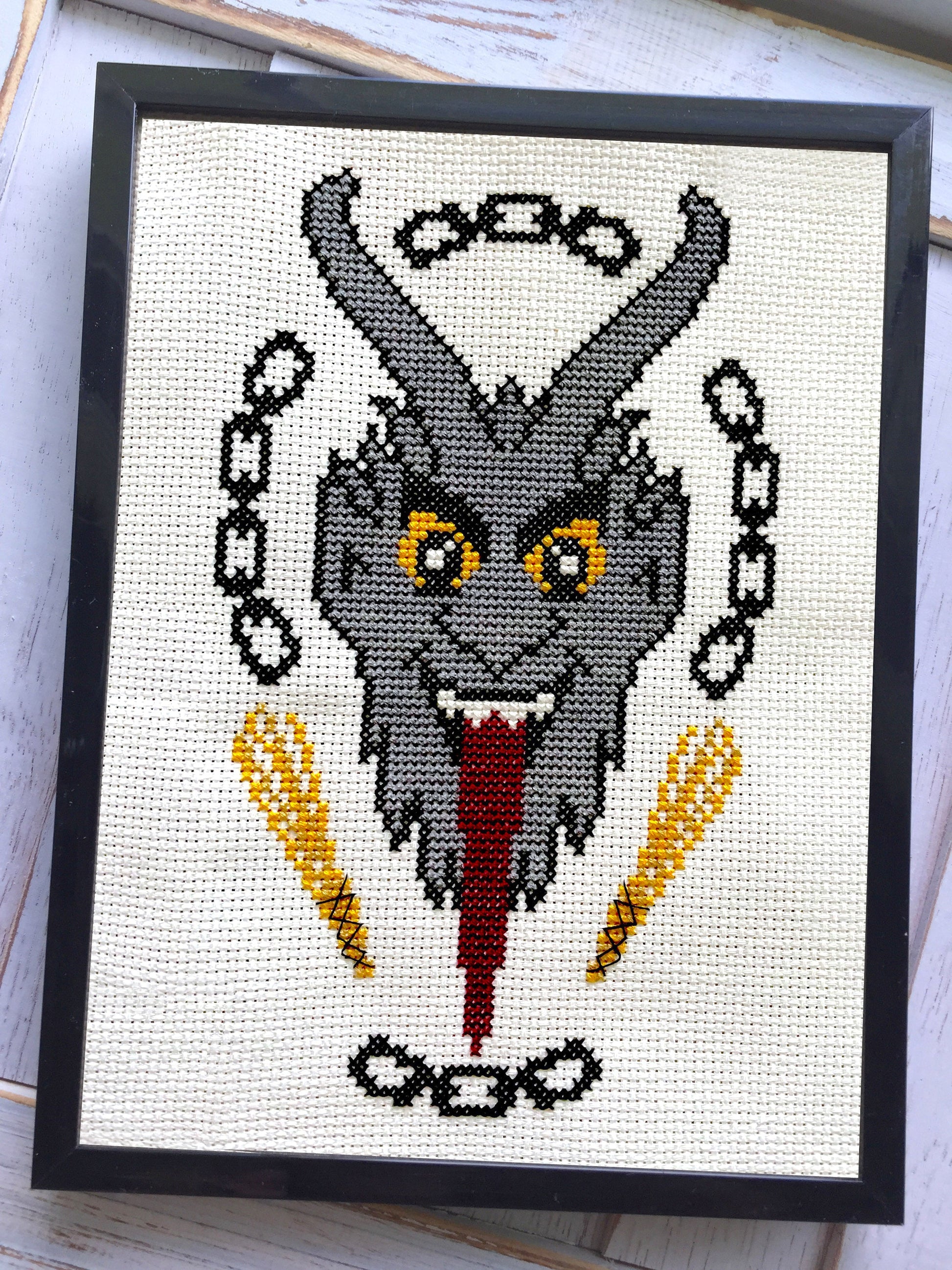 Krampus Counted Cross Stitch DIY KIT
