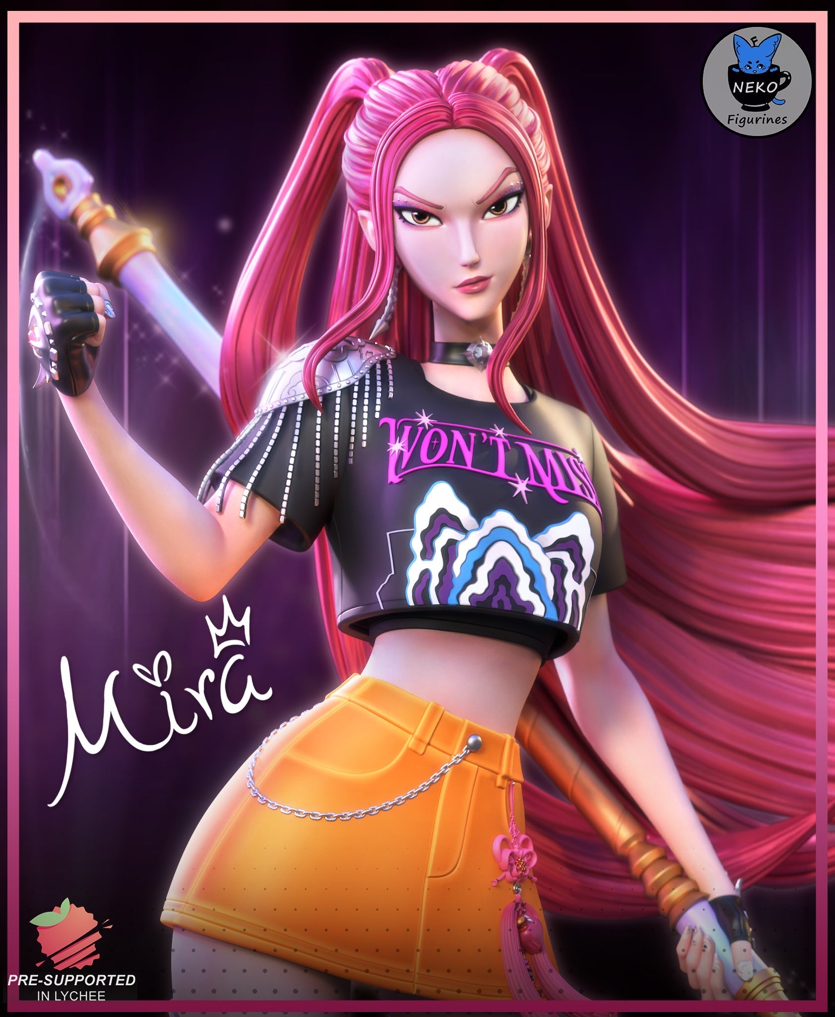 Mira Action Figure - K-Pop Demon Hunters 1:7 Scale Collectible