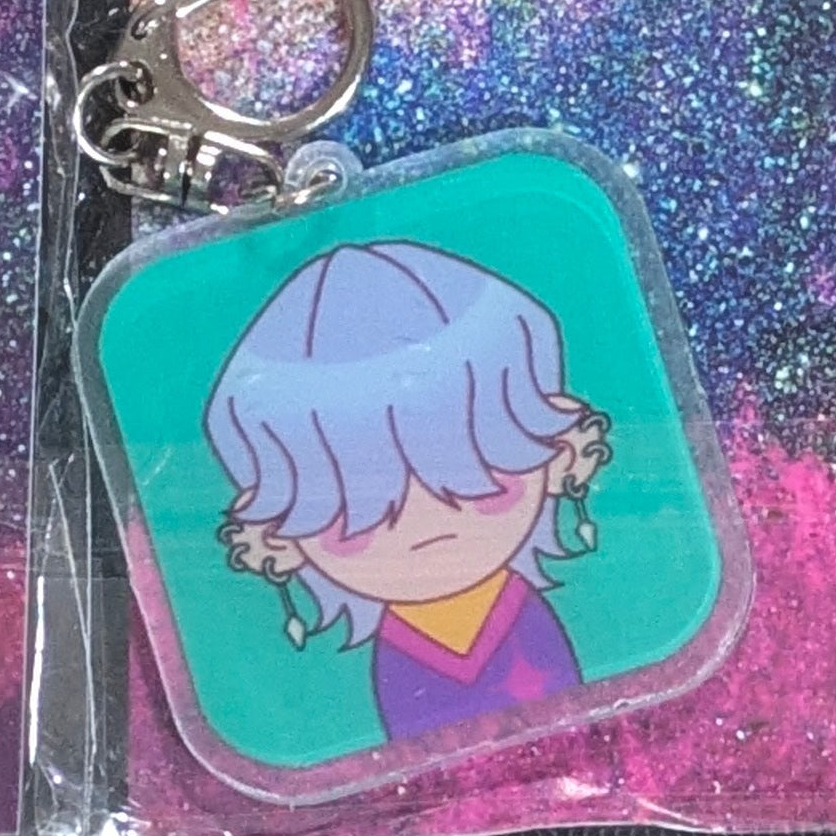 K-Pop Demon Hunters Chibi Acrylic Keychain - Individual Member Series