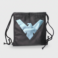 Nighwing faux leather drawstring bag