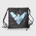 Nighwing faux leather drawstring bag