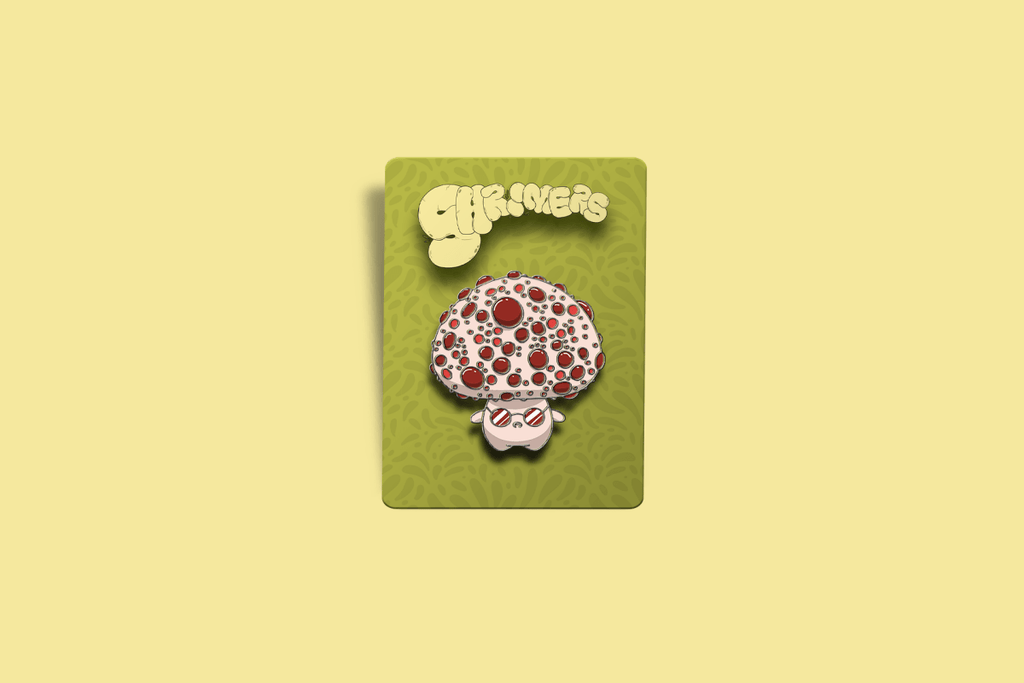 Shroomers Mushroom Enamel Pin Blind Bag