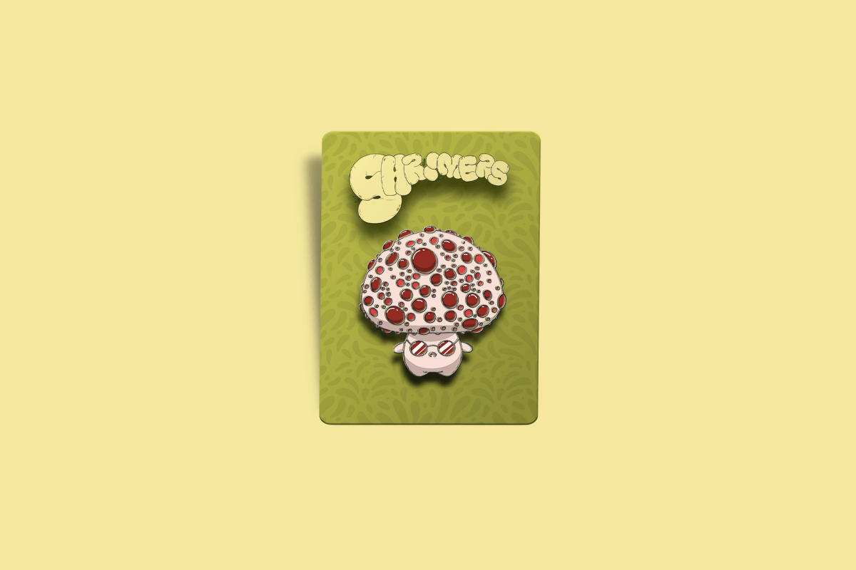 Shroomers Mushroom Enamel Pin Blind Bag - Collectible Fungi Series & Glow Chase