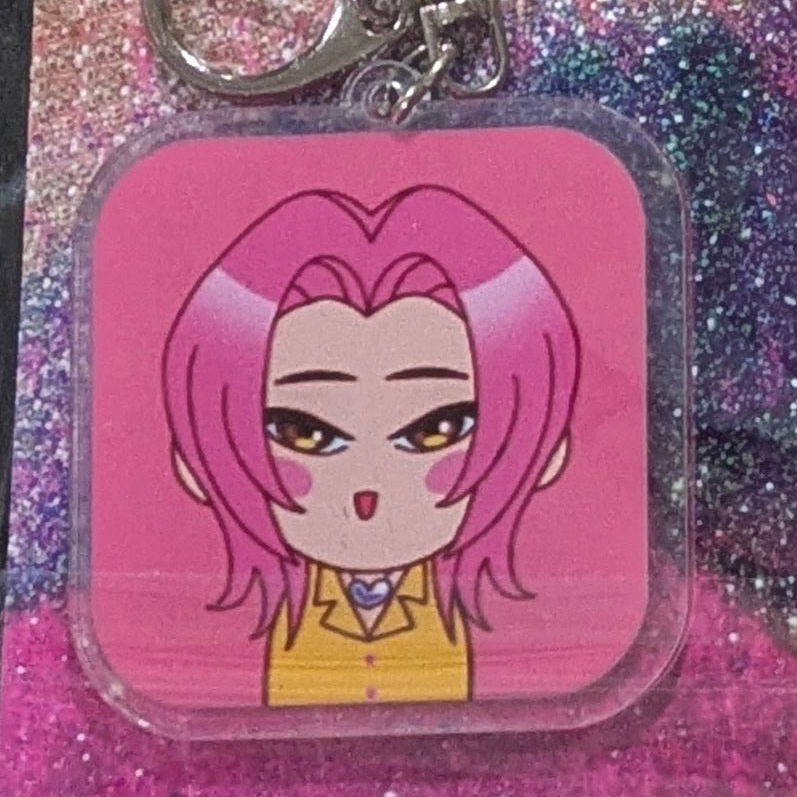 K-Pop Demon Hunters Chibi Acrylic Keychain - Individual Member Series