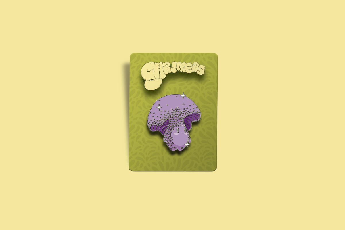 Shroomers Mushroom Enamel Pin Blind Bag - Collectible Fungi Series & Glow Chase