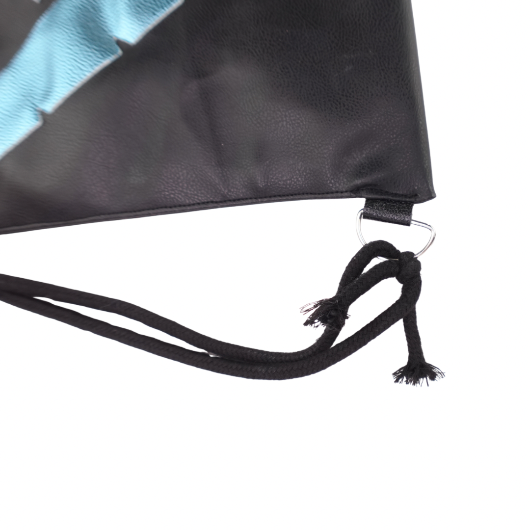 Nightwing Symbol Drawstring Bag - Vegan Leather Cosplay Gear