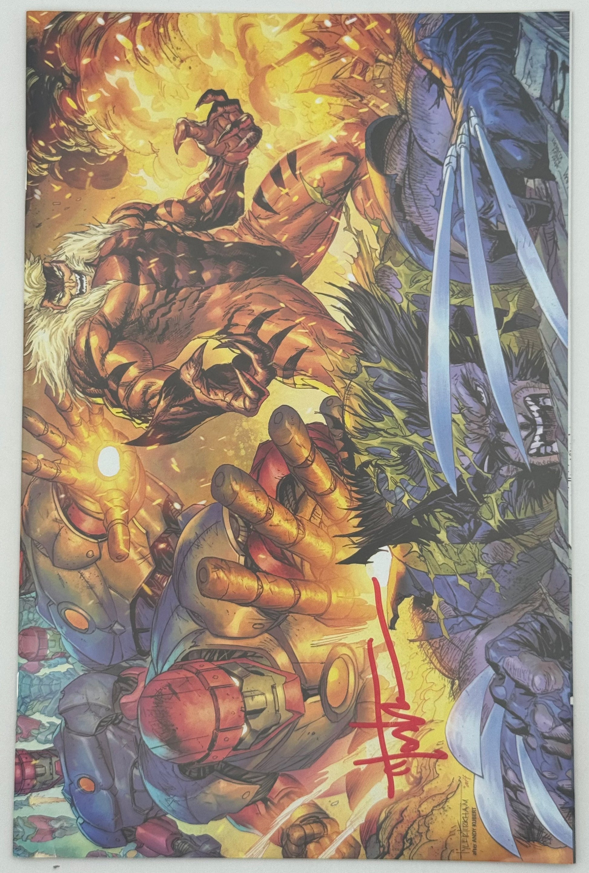 [Signed by Tyler Kirkham] WOLVERINE #42 UNKNOWN COMICS TYLER KIRKHAM MEGACON EXCLUSIVE VIRGIN LANDSCAPE VAR [IN STOCK]