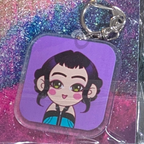 K-Pop Demon Hunters Chibi Acrylic Keychain - Individual Member Series
