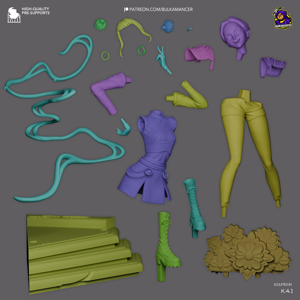 Zoey - K-Pop Demon Hunters - 1:8 Scale Figure