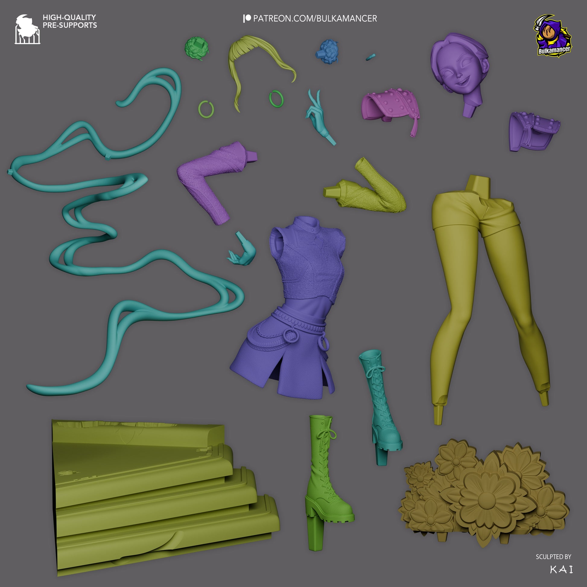 Zoey - K-Pop Demon Hunters - 1:8 Scale Figure