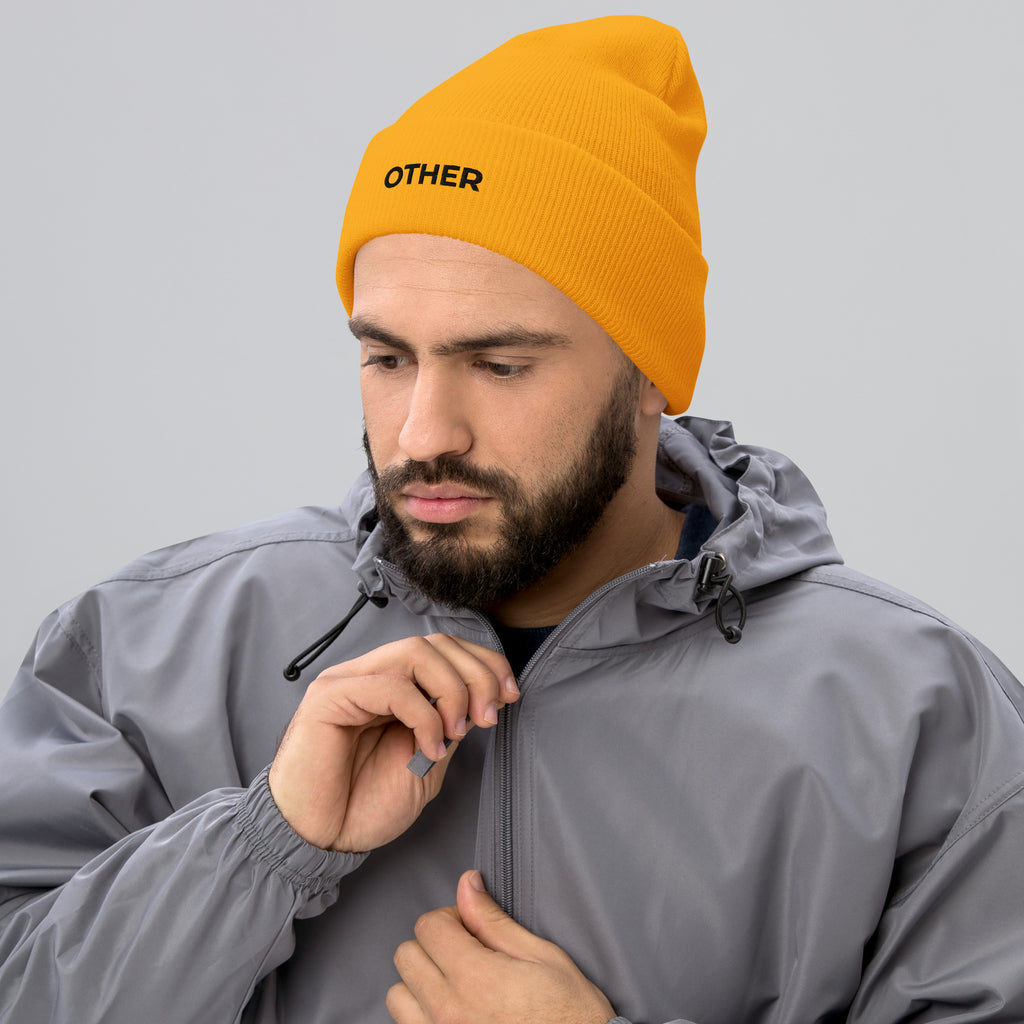 My OTHER Cuffed Beanie - Embroidered Streetwear Essential