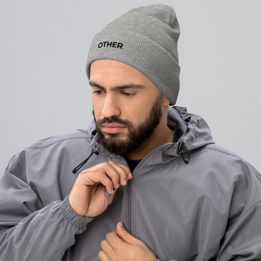 My OTHER Cuffed Beanie - Embroidered Streetwear Essential