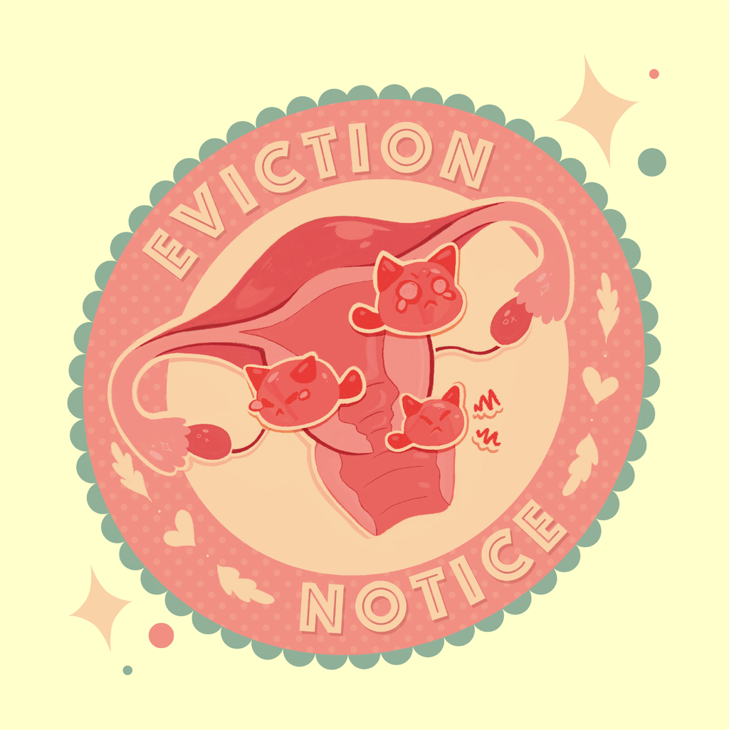 Eviction Notice Holographic Sticker