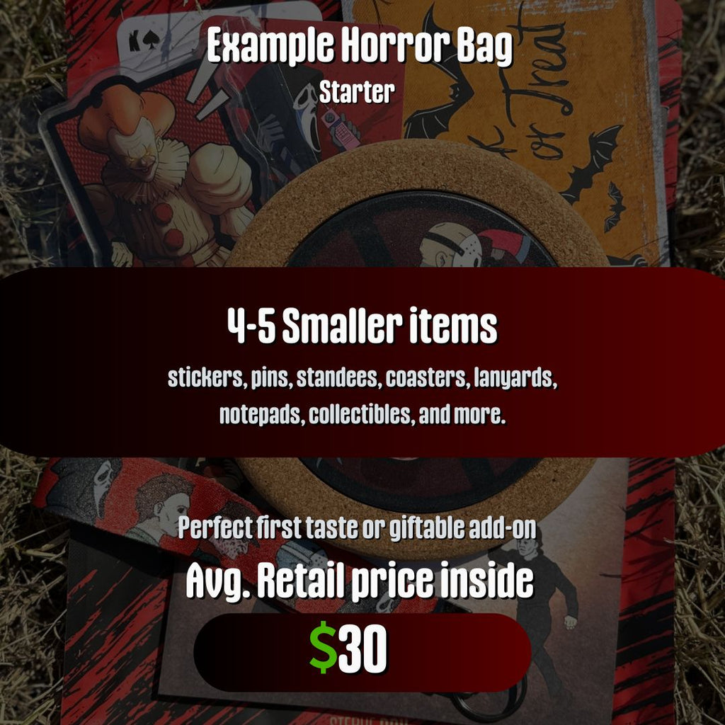 The Horror Mystery Box - Curated Spooky Collectibles Bundle