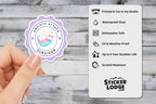 Anxiety Attack Survivor Vinyl Sticker