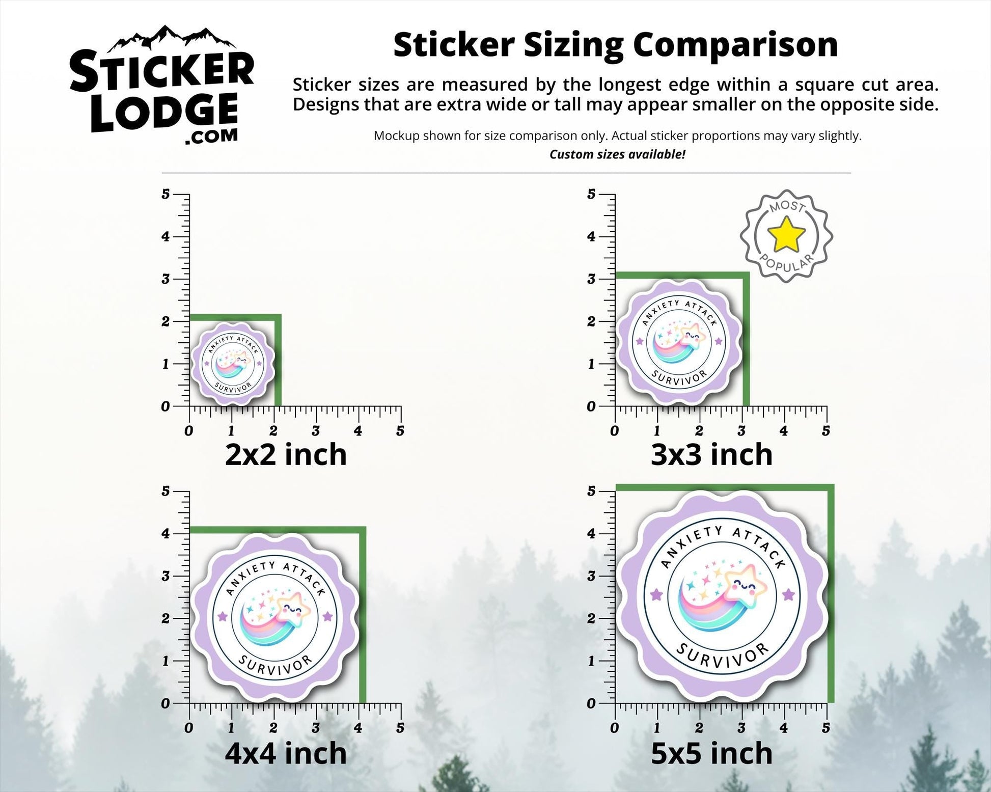 Anxiety Attack Survivor Vinyl Sticker